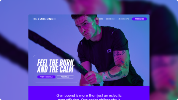 GYMBOUND Web